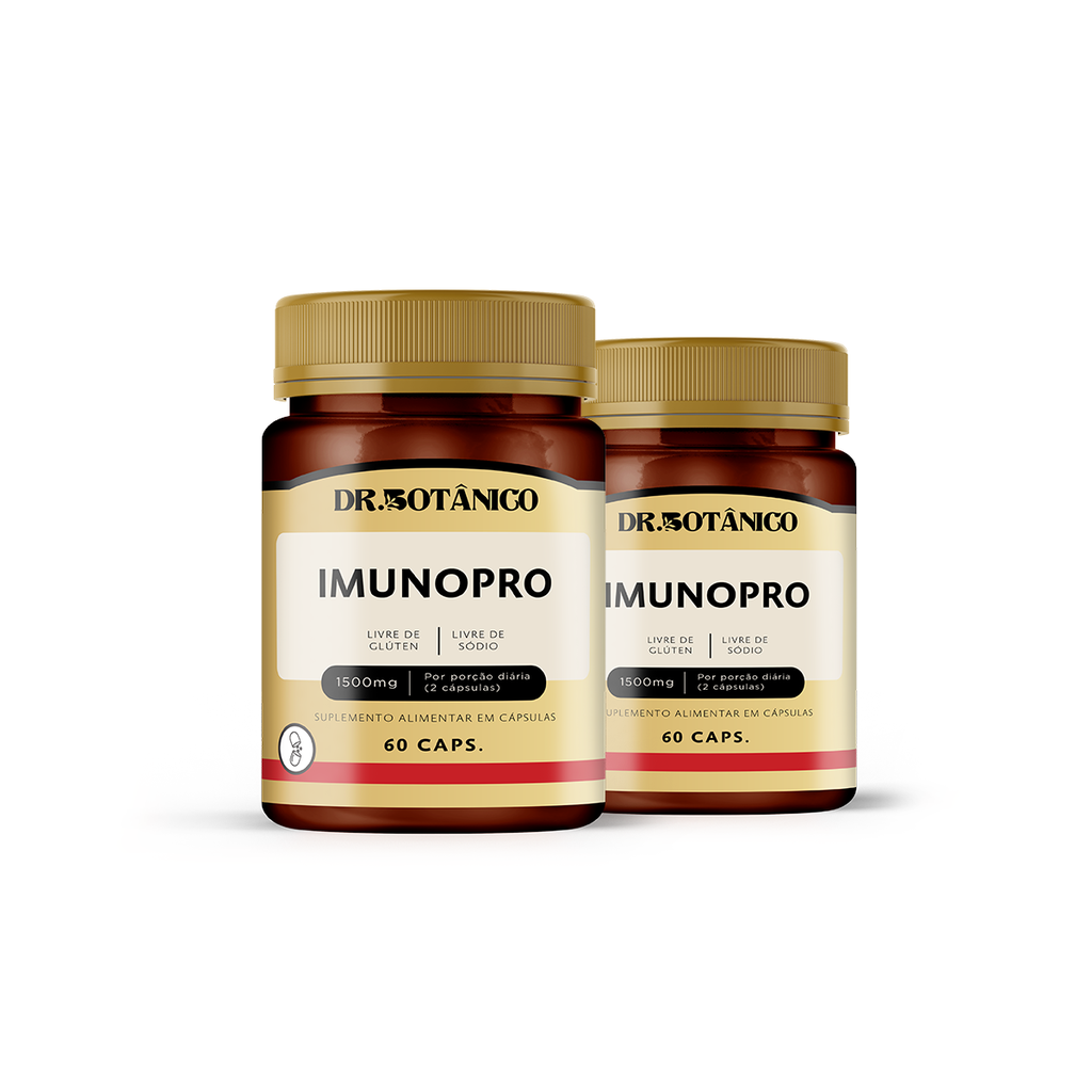 KIT 2 UN IMUNOPRO 1500MG 60 CAPSULA - DR. BOTÂNICO