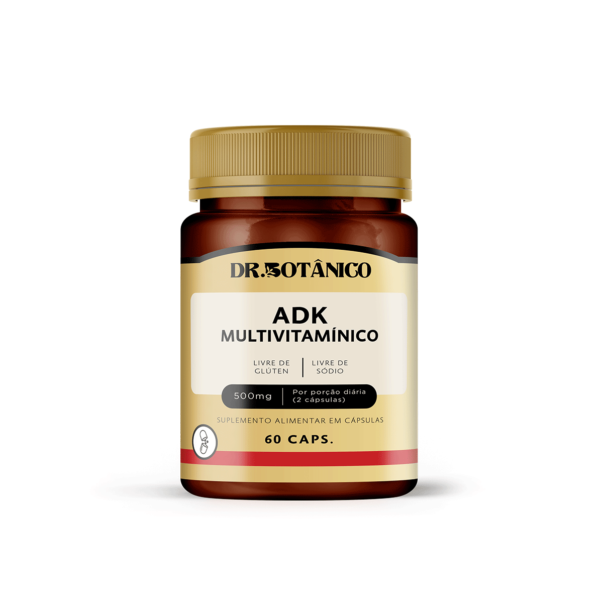 ADK MULTIVITAMÍNICO 500MG 60CAPS - DR. BOTÂNICO