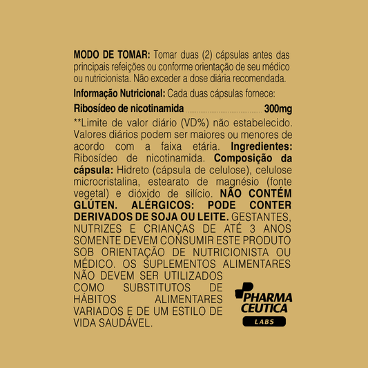 NAD+ 300MG 60 CAPS - DR. BOTÂNICO