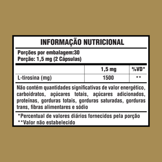 L-TIROSINA 1500MG 60 CAPS - DR. BOTÂNICO