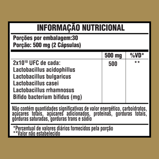 PROBACILLUS 500MG 60 CAPS - DR. BOTÂNICO