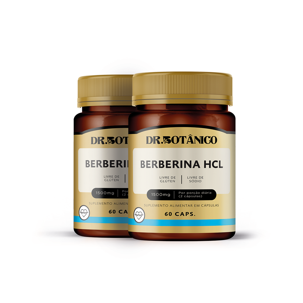 KIT 2 UN BERBERINA HCL 1.500MG 60 CAPSULAS DR. BOTANICO
