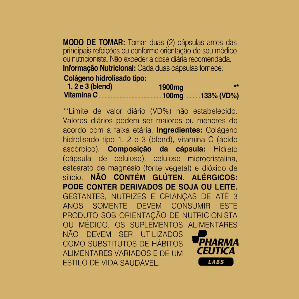 COLLAGEN 3X 2000MG 120CAPS - DR. BOTÂNICO
