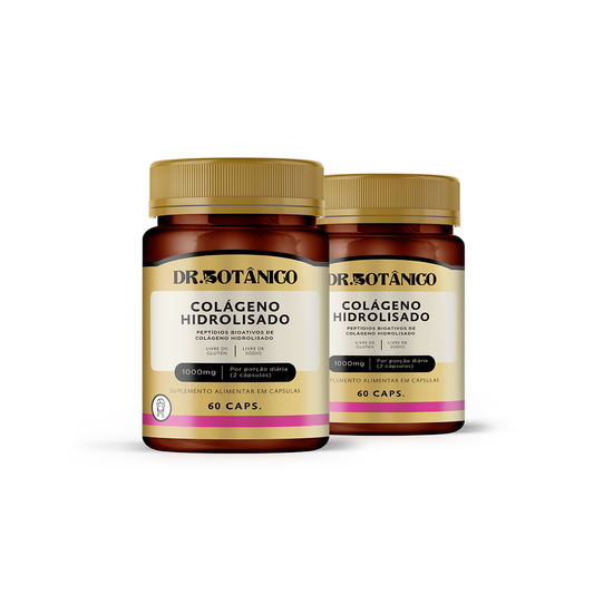 KIT 2 UN COLAGENO HIDROLISADO 1000MG 60 CAPSULAS - DR. BOTANICO