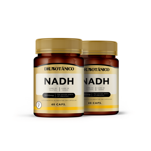 KIT 2 UN NADH 1000MG 60 CAPSULA - DR. BOTANICO