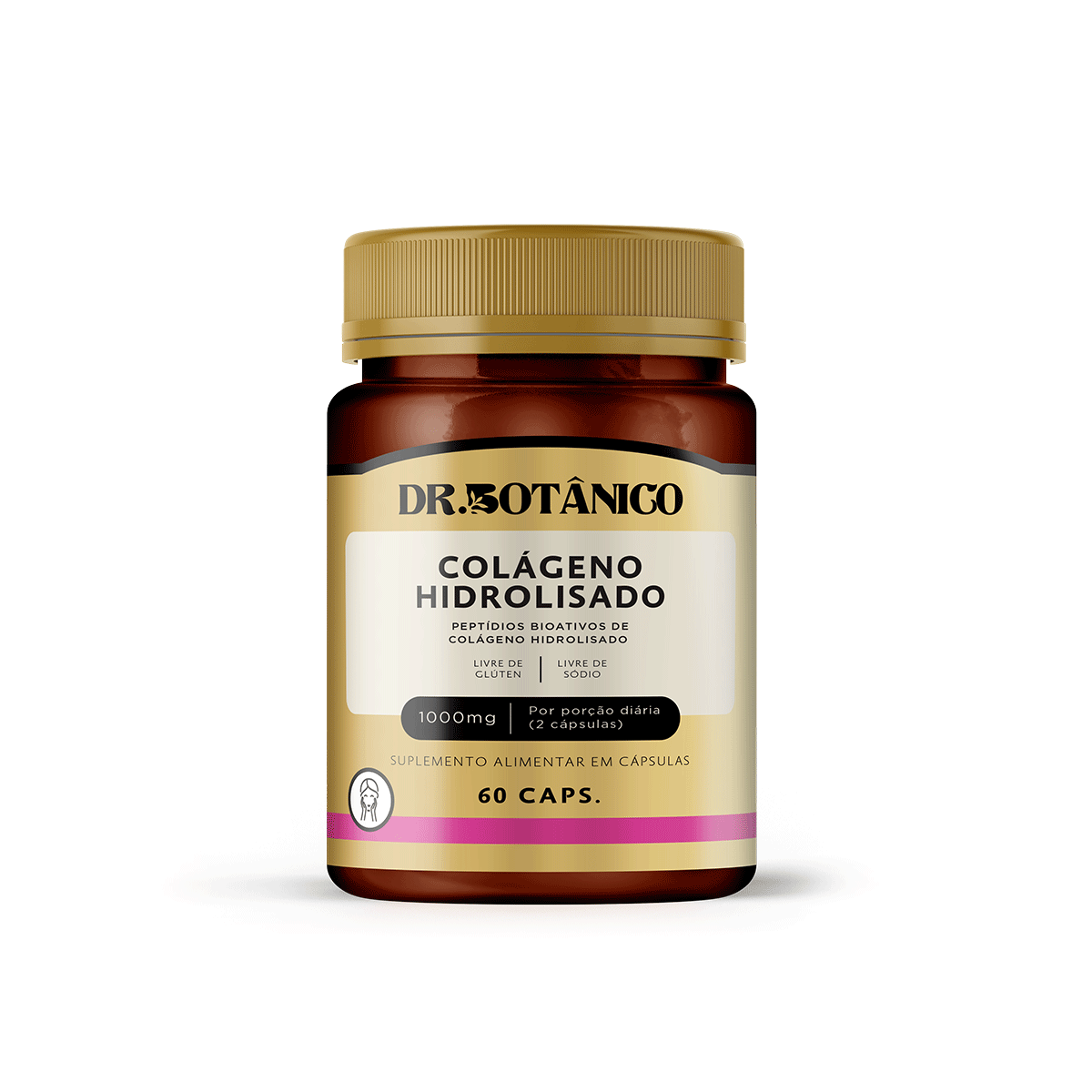COLÁGENO HIDROLISADO 1000MG 60 CAPS - DR. BOTÂNICO