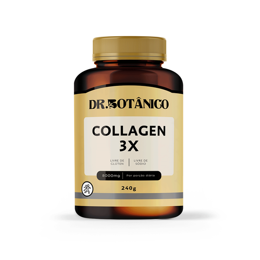 COLLAGEN 3X SOLÚVEL 8000MG 240G - DR. BOTÂNICO