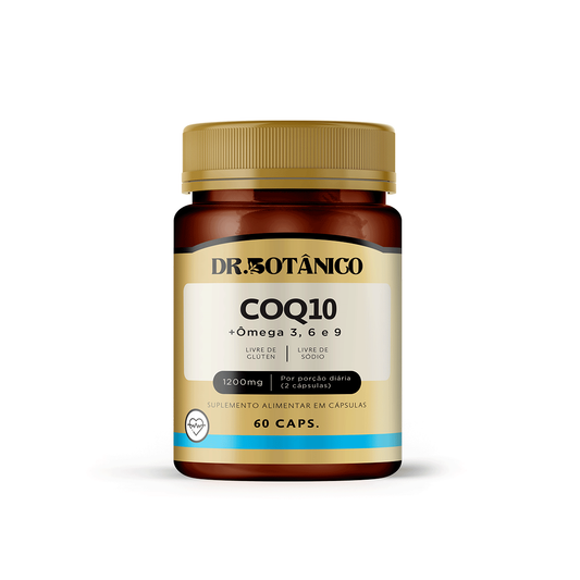COQ10 + ÔMEGA 3-6-9 1200MG 60CAPS - DR. BOTÂNICO