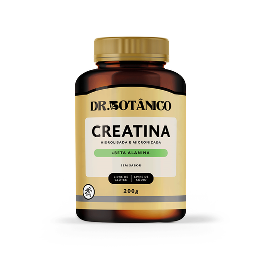 CREATINA HIDROLISADA E MICRONIZADA + BETA ALANINA 200G DR. BOTÂNICO
