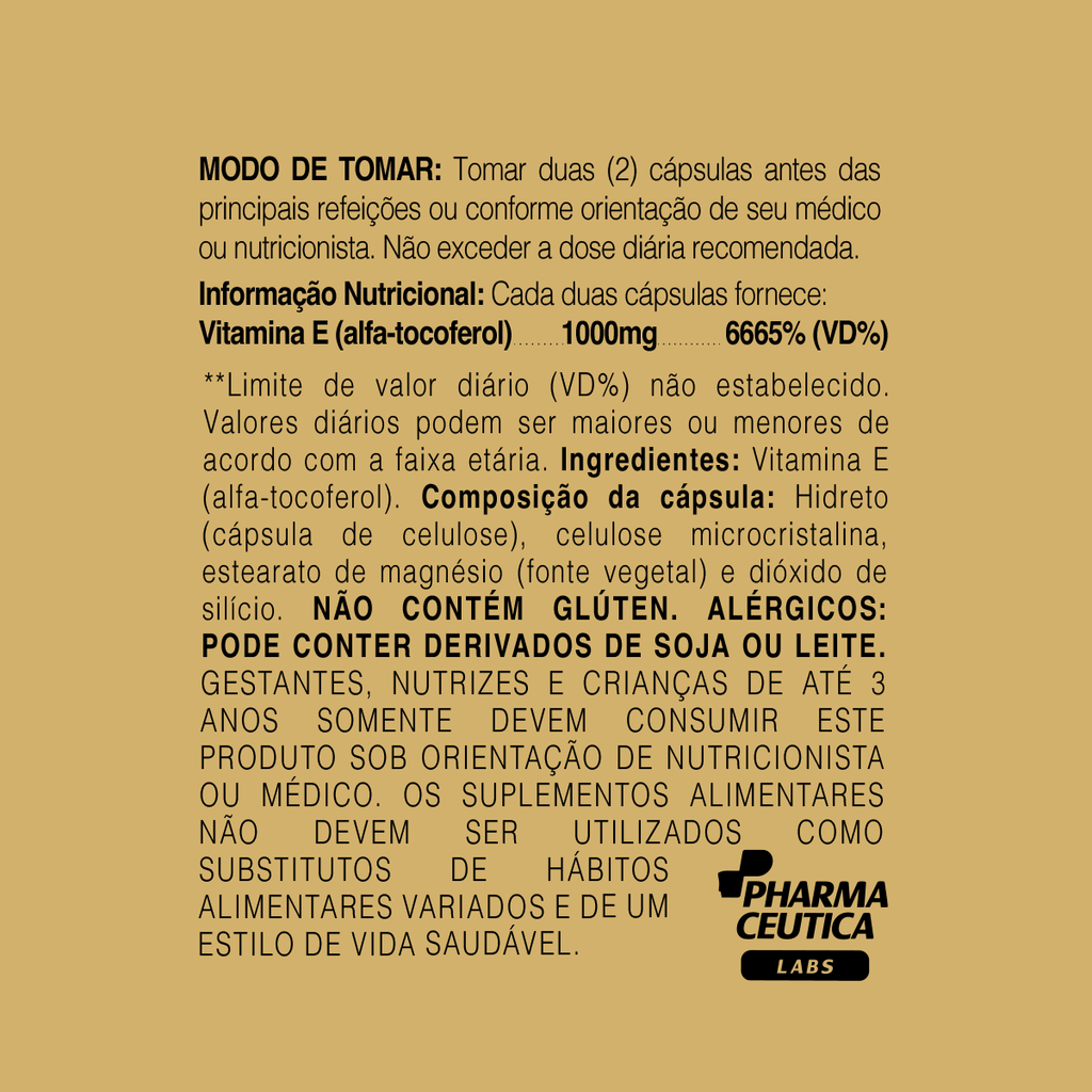 VITAMINA E 450MG 60CAPS - DR. BOTÂNICO
