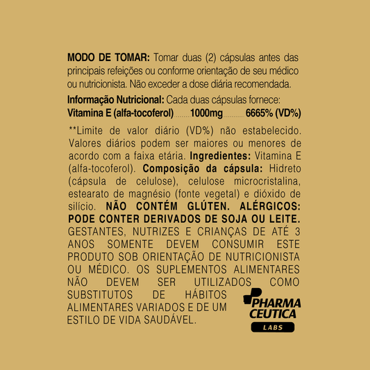 VITAMINA E 450MG 60CAPS - DR. BOTÂNICO