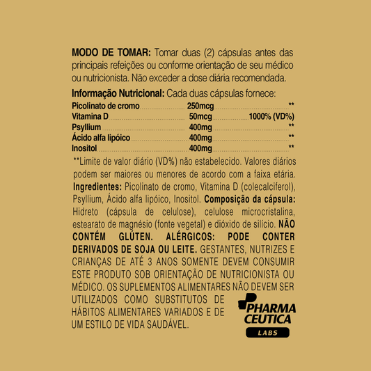 GLYCEMIC PRO 1200MG 60 CAPS - DR. BOTÂNICO