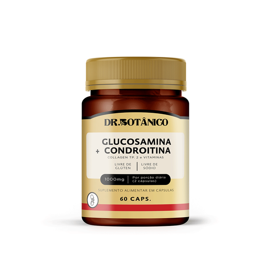 GLUCOSAMINA + CONDROITINA 1000MG 60CAPS - DR. BOTÂNICO