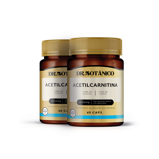 UN 2 UN ACETILCARNITINA 1000MG 60 CAPSULAS DR. BOTANICO