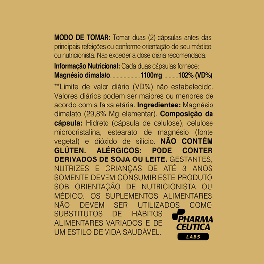 MAX MAGNÉSIO 1100MG 60CAPS - DR. BOTÂNICO
