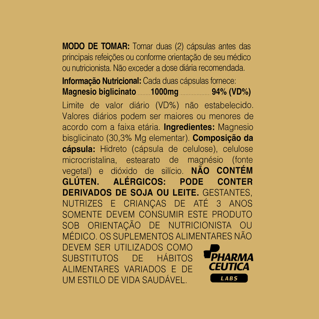 MAGNÉSIO QUELATO 1000MG 60CAPS - DR. BOTÂNICO