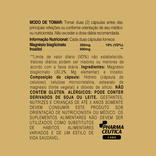MAGNÉSIO + INOSITOL 700MG 60CAPS - DR. BOTÂNICO