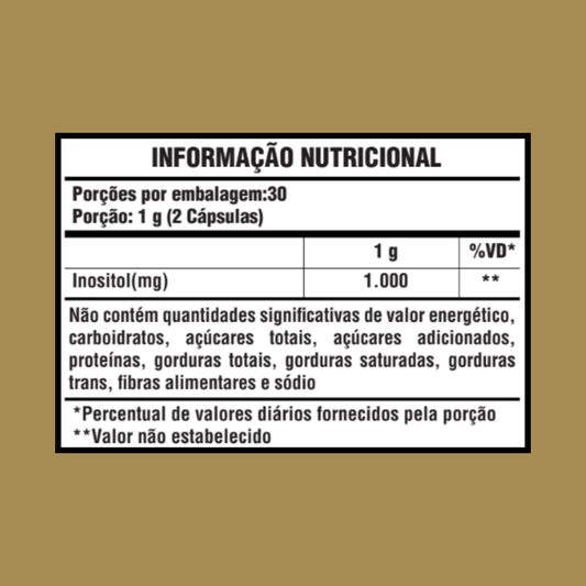 INOSITOL 1000MG 60 CAPS - DR. BOTÂNICO
