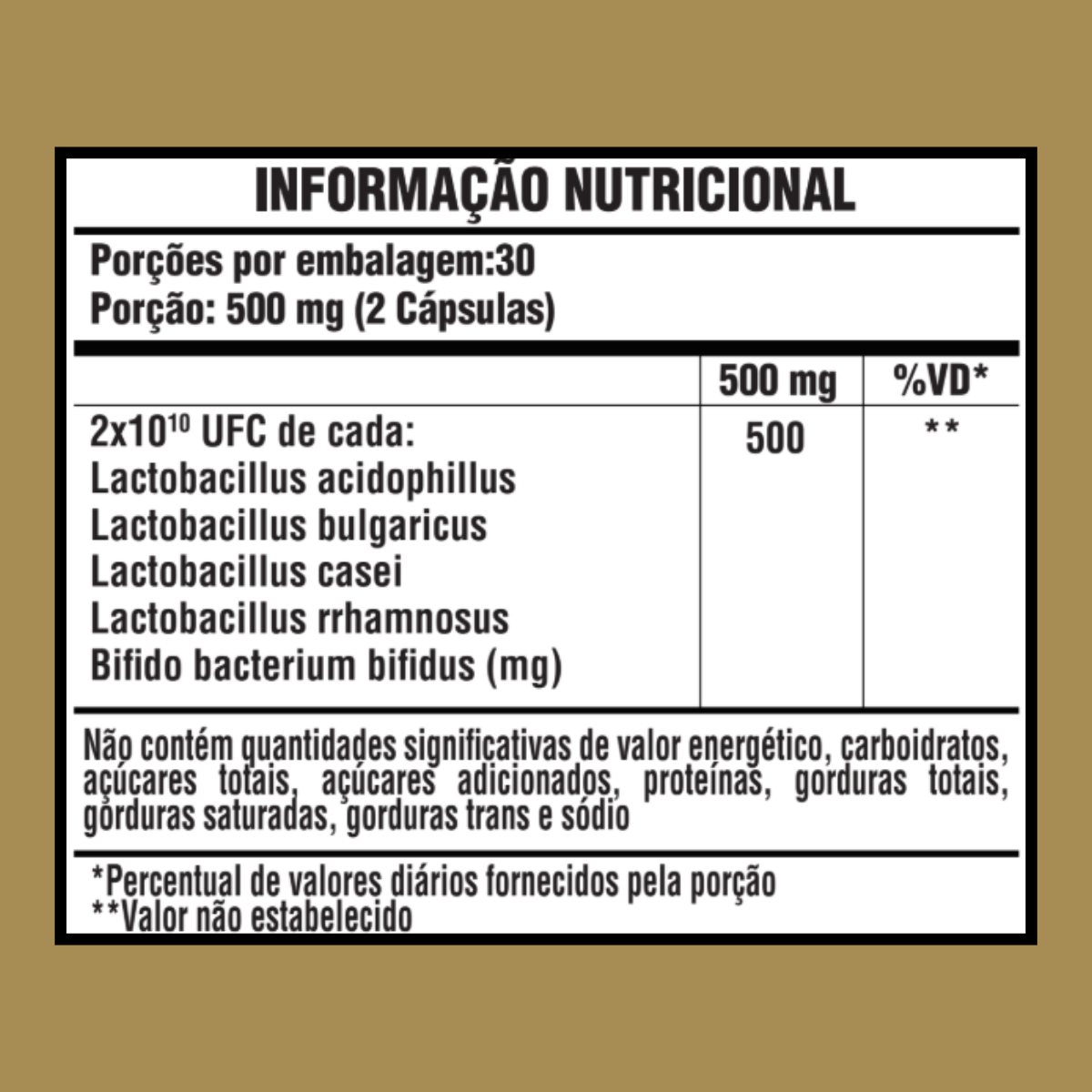 PROBACILLUS 500MG 60 CAPS - DR. BOTÂNICO