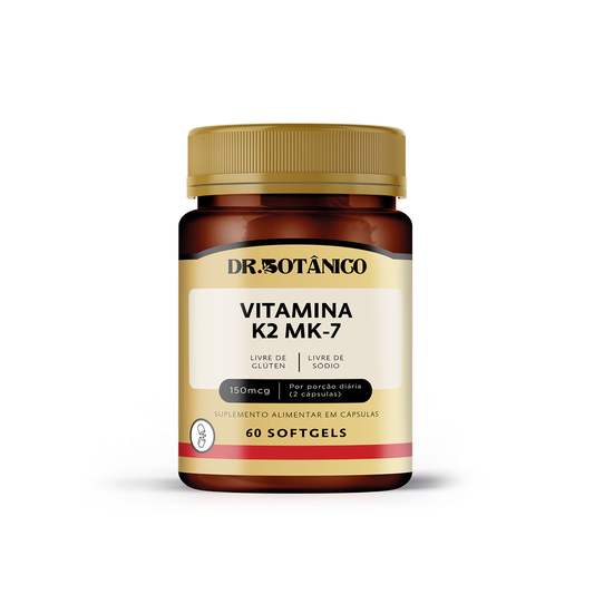 VITAMINA K2 MK-7 300MG 60CAPS - DR. BOTÂNICO