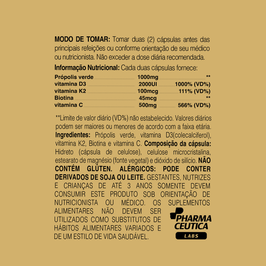 IMUNOPRO 1500MG 60CAPS - DR. BOTÂNICO