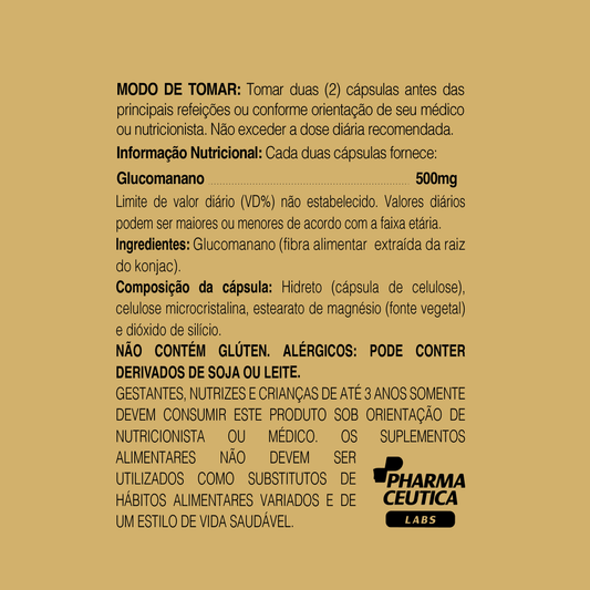 GLUCOMANAN 1000MG 60 CAPS - DR. BOTÂNICO