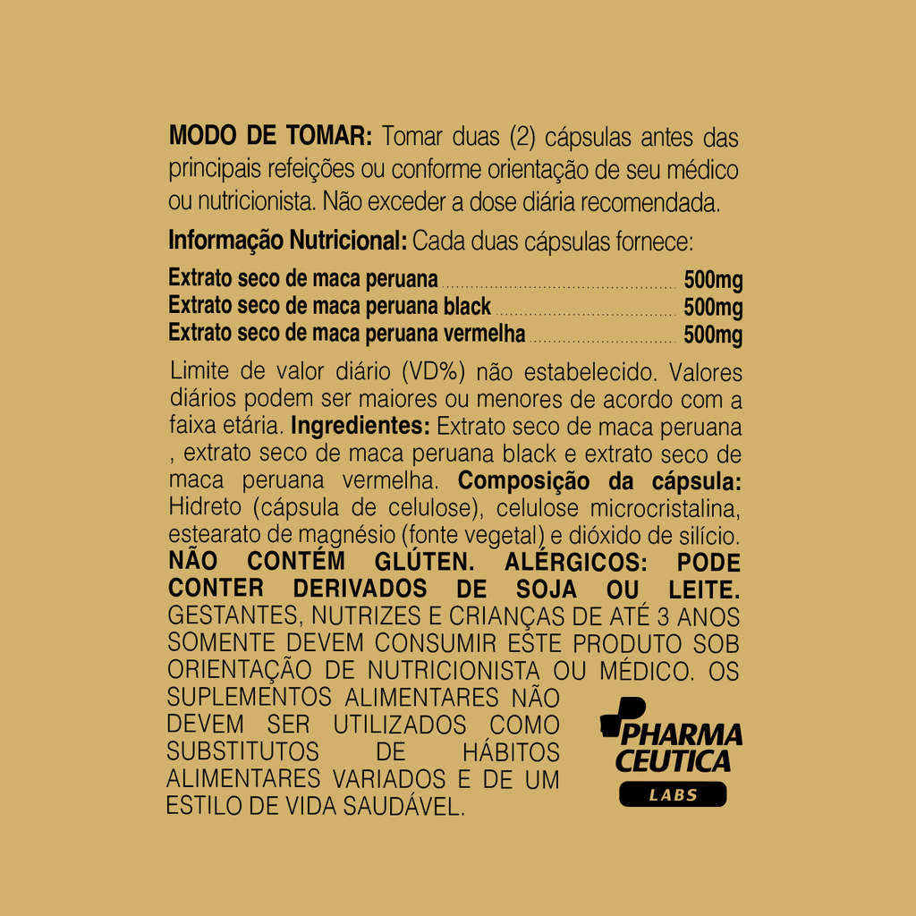 MACA BLEND 1500MG 60CAPS - DR. BOTÂNICO