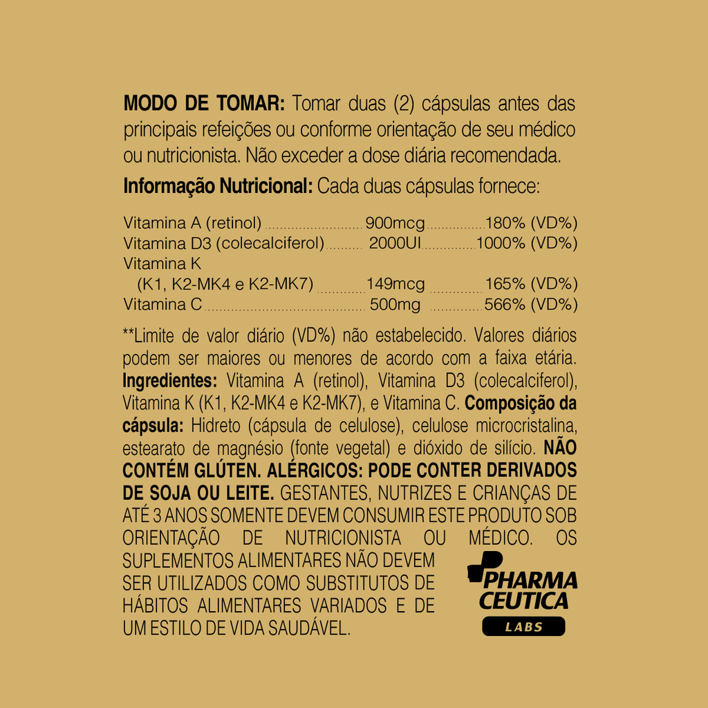 ADK MULTIVITAMÍNICO 500MG 60CAPS - DR. BOTÂNICO