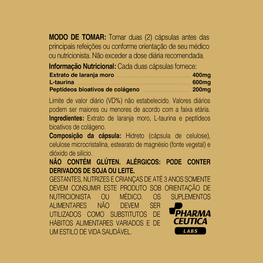 MOROSEK + TAURINA 1200MG 60 CAPS - DR. BOTÂNICO