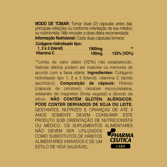 COLLAGEN 3X 2000MG 120CAPS - DR. BOTÂNICO