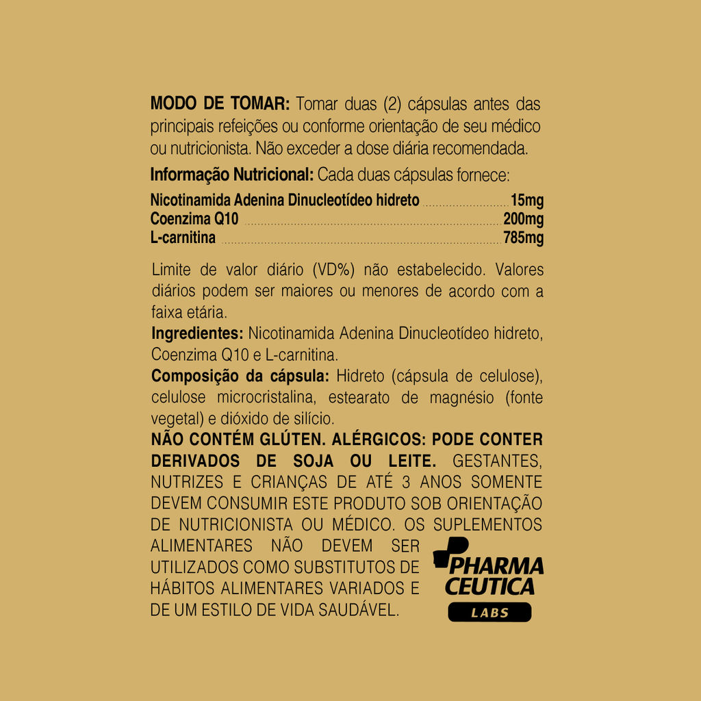 NADH 1000MG 60 CAPS - DR. BOTÂNICO