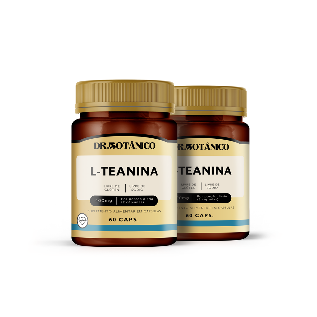 KIT 2 UN L-TEANINA 400MG 60CAPSULA - DR. BOTANICO