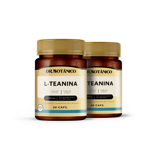 KIT 2 UN L-TEANINA 400MG 60CAPSULA - DR. BOTANICO