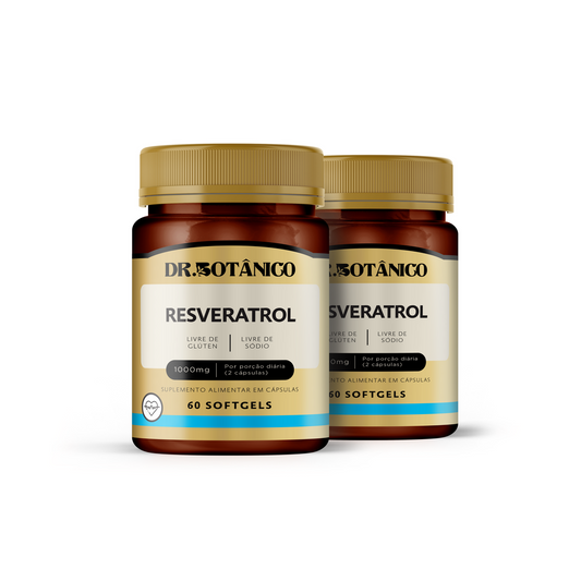 KIT 2 UN RESVERATROL 1000MG 60CAPSULA - DR. BOTANICO