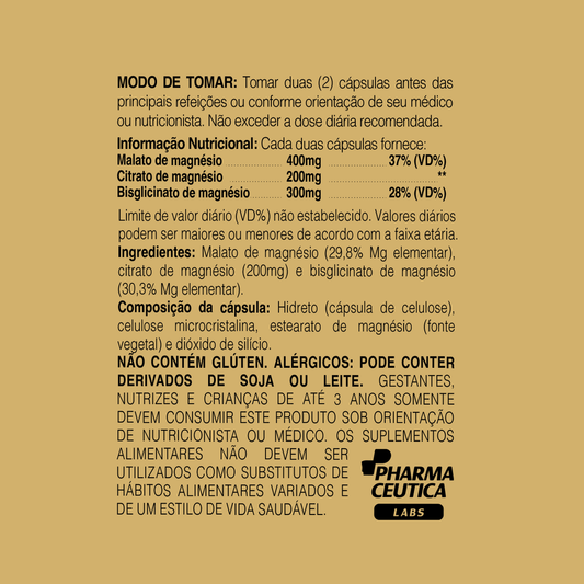 TRIMAGNÉSIO 900MG 60 CAPS - DR. BOTÂNICO