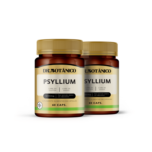 KIT 2 UN PSYLLIUM 1200MG 60 CAPSULAS - DR. BOTANICO