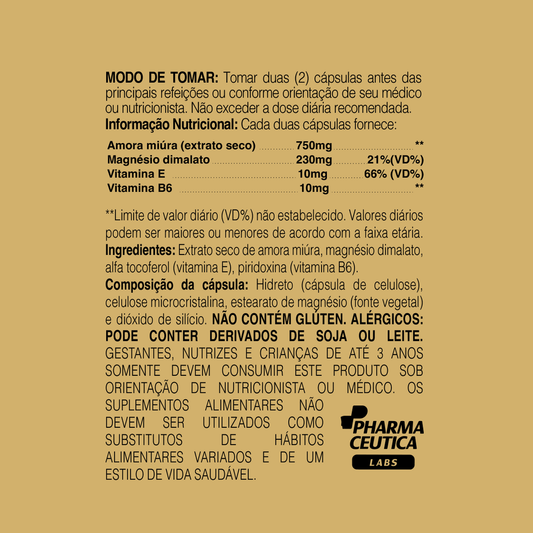 AMORA MIURA +++ 1000MG 60 CAPS - DR. BOTÂNICO