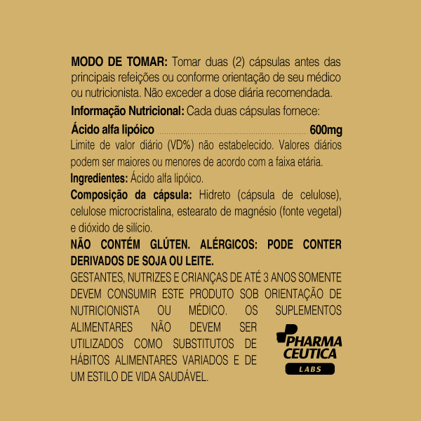 ÁCIDO ALFA LIPÓICO 600MG 60 CAPS - DR. BOTÂNICO - Image 2