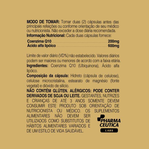 COQ10 + ALA 800MG 60CAPS - DR. BOTÂNICO - Image 2