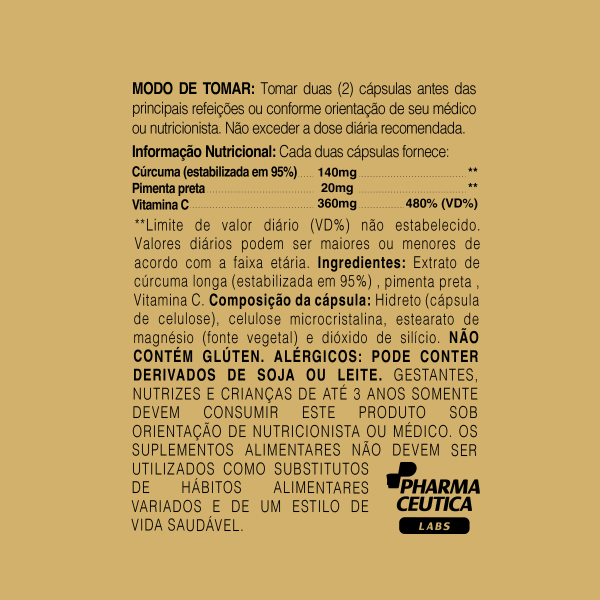 CÚRCUMA + PIMENTA PRETA 520MG 60 CAPS - DR. BOTÂNICO - Image 2