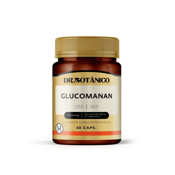 GLUCOMANAN 1000MG 60 CAPS - DR. BOTÂNICO