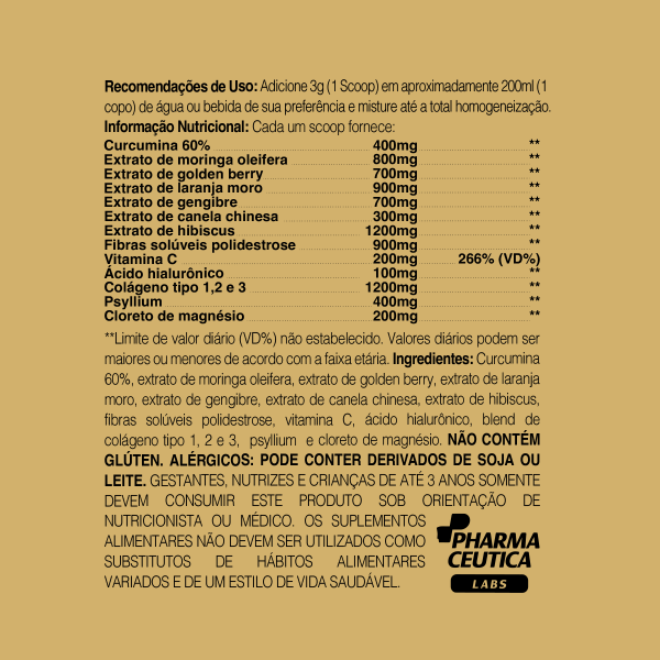 GOLDEN DRINK 800G SOLÚVEL - DR. BOTÂNICO - Image 2