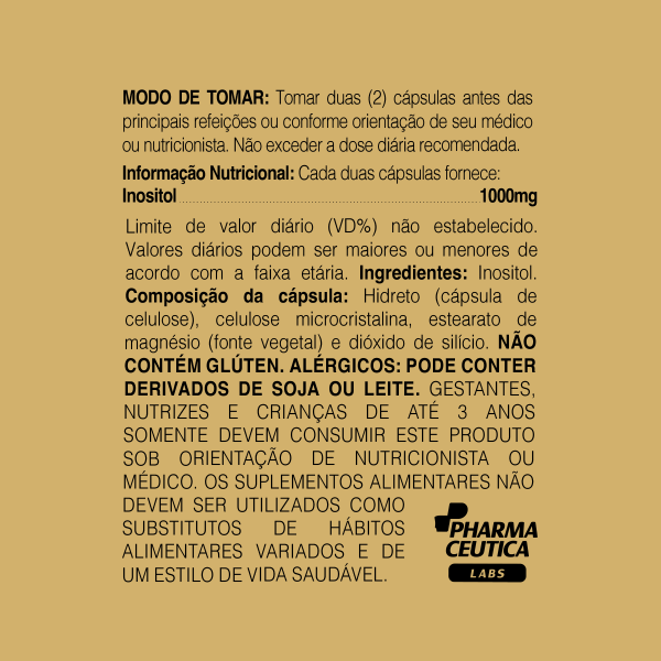 INOSITOL 1000MG 60 CAPS - DR. BOTÂNICO - Image 2