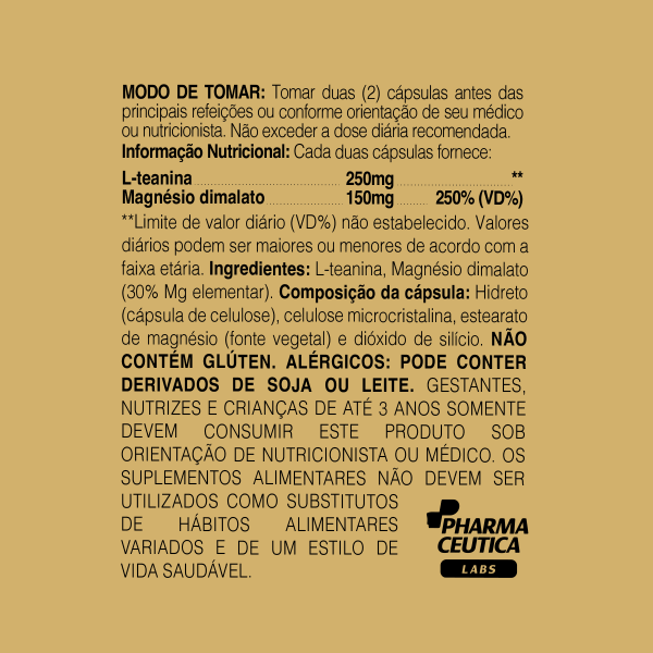 L-TEANINA 400MG 60CAPS - DR. BOTÂNICO - Image 2