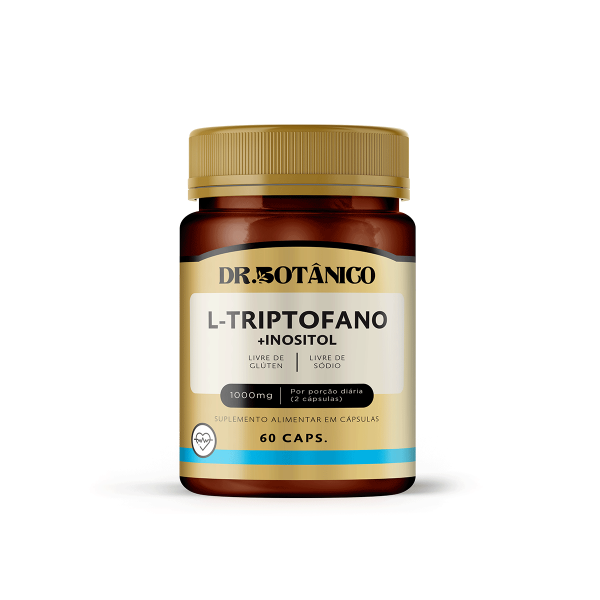 L-TRIPTOFANO + INOSITOL 1000MG 60 CAPS - DR. BOTÂNICO