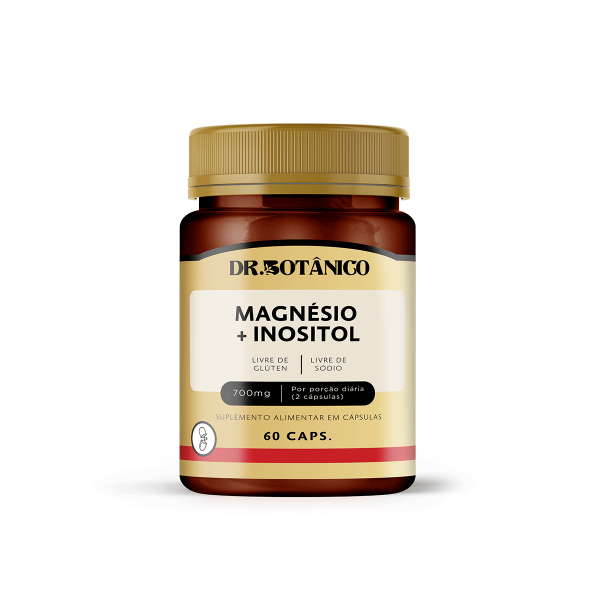 MAGNÉSIO + INOSITOL 700MG 60CAPS - DR. BOTÂNICO