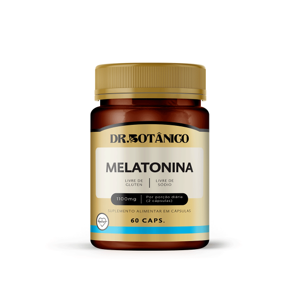 MELATONINA 1100MG 60CAPS - DR. BOTÂNICO