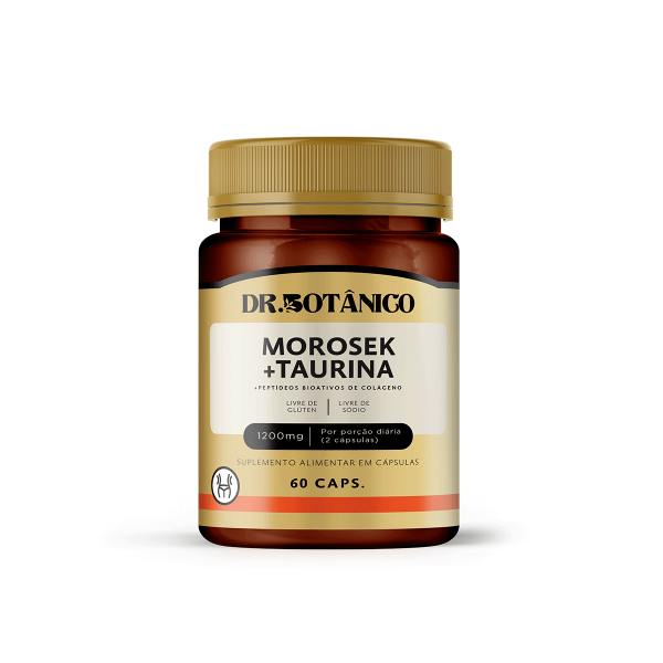 MOROSEK + TAURINA 1200MG 60 CAPS - DR. BOTÂNICO