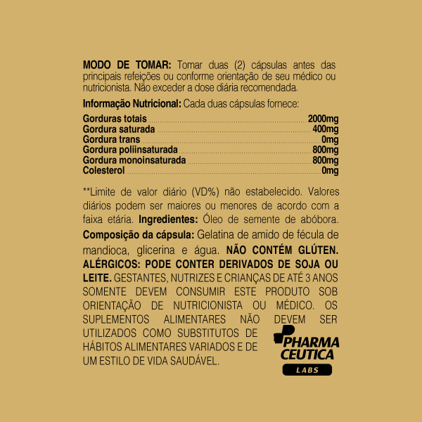 ÓLEO DE SEMENTE DE ABÓBORA 2000MG 60 SOFTGELS - DR. BOTÂNICO - Image 2