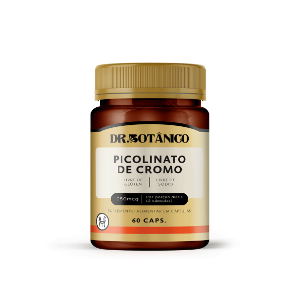 PICOLINATO DE CROMO 500MG 60 CAPS - DR. BOTÂNICO